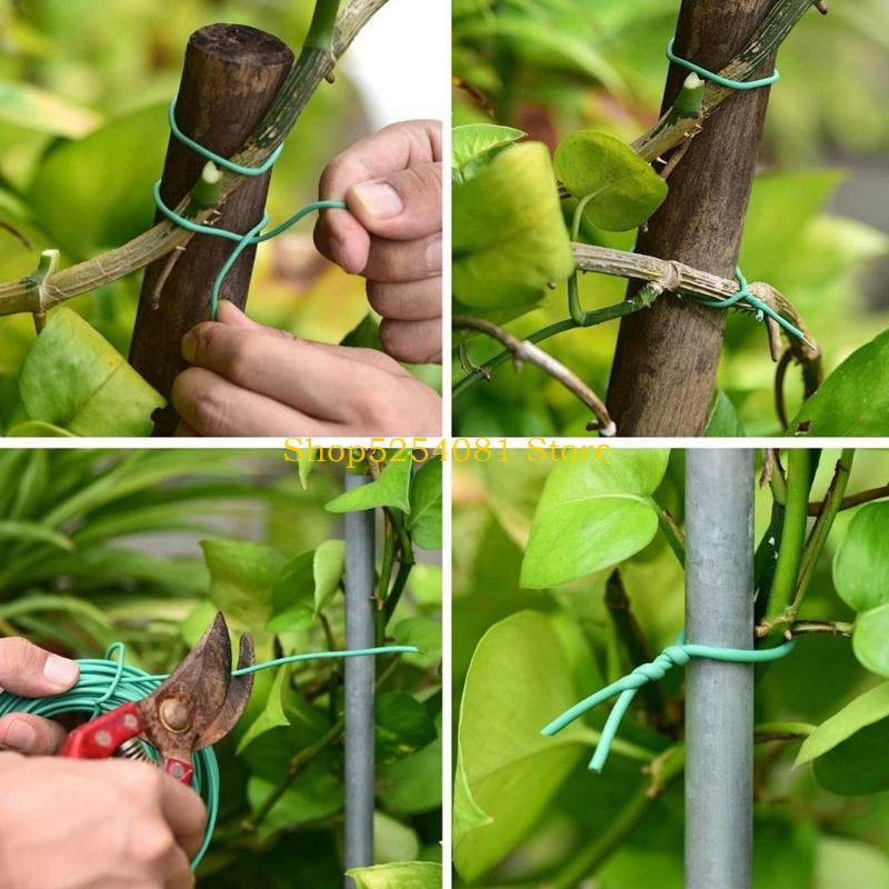 AXYC 2pcs Roll Heavy Duty Sun  - مراجعة Garden Wire Twist Tie وسعره
