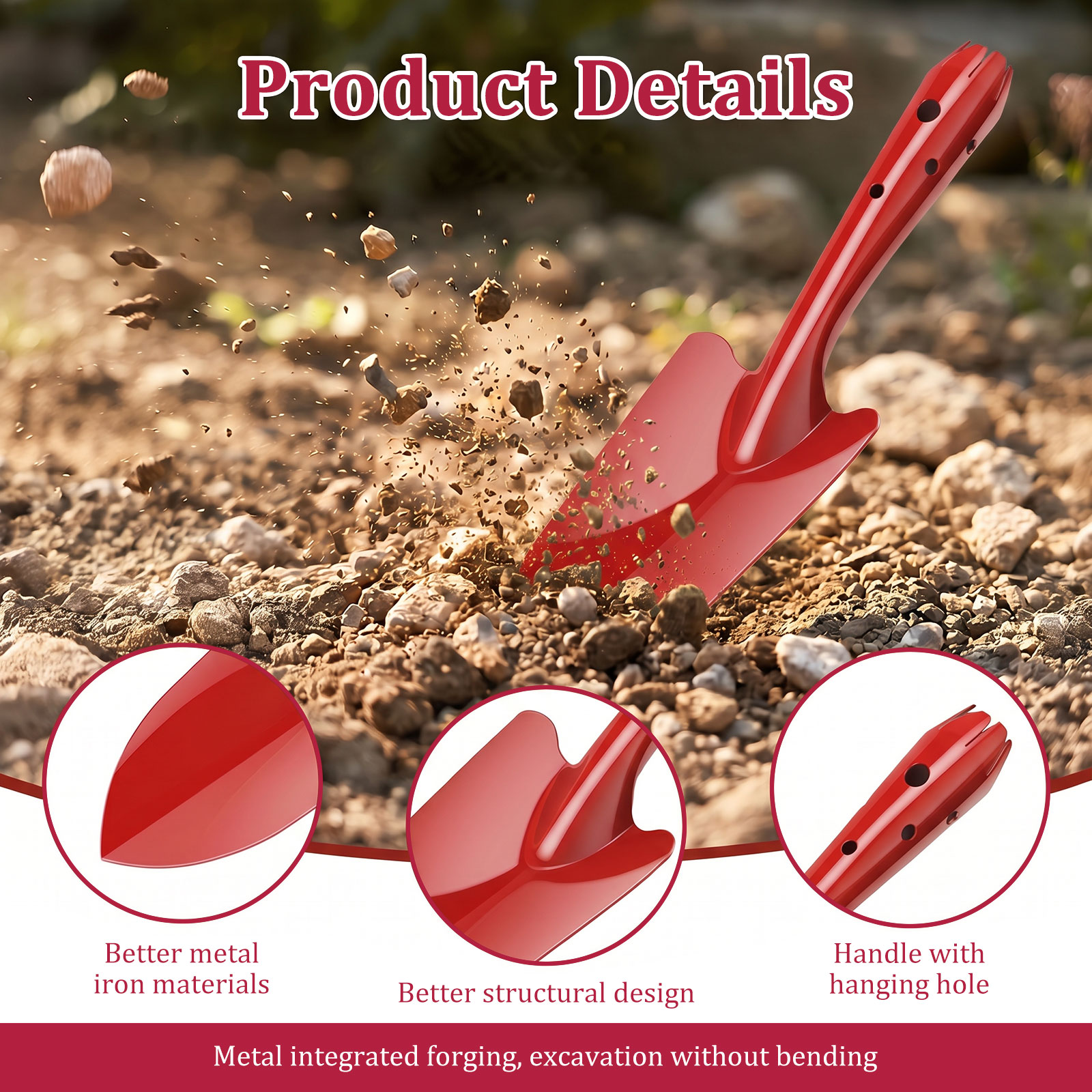 Garden Trowel Rust Resistant M - مراجعة Garden Hand Trowel وسعره