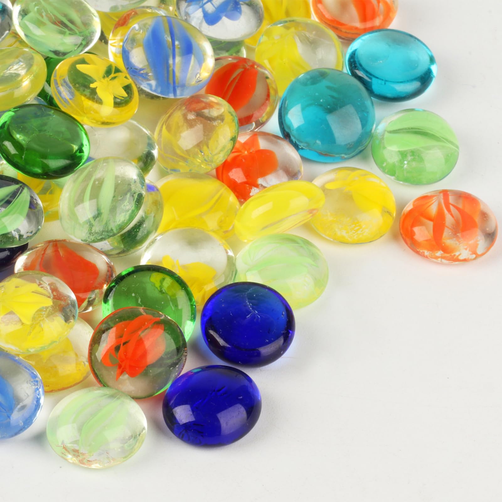 880g (200pcs) Colored Glass Pe - مراجعة Aquaponics Fish Tank وسعره