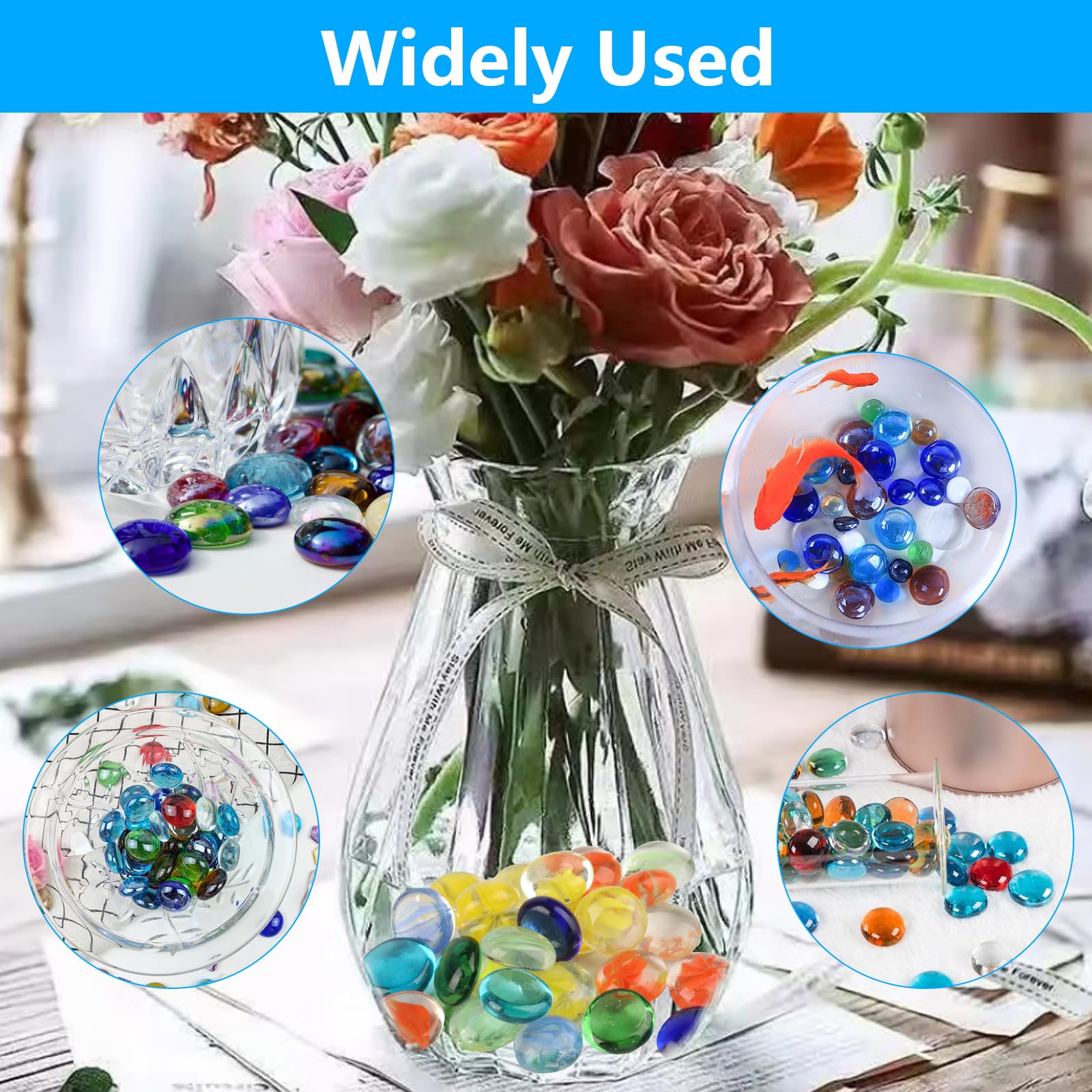 880g (200pcs) Colored Glass Pe - مراجعة Aquaponics Fish Tank وسعره