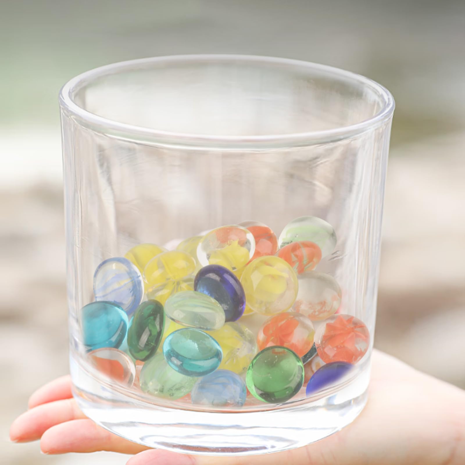 880g (200pcs) Colored Glass Pe - مراجعة Aquaponics Fish Tank وسعره