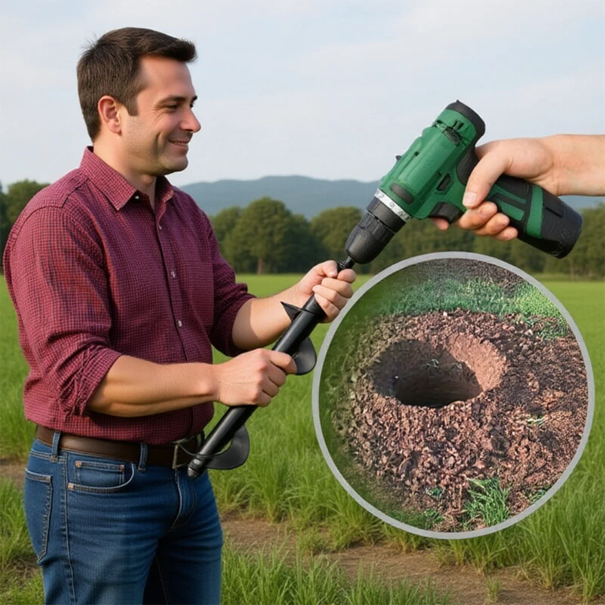 Spiral hole drill bit - Home p - مراجعة Gardening Tools For Digging وسعره