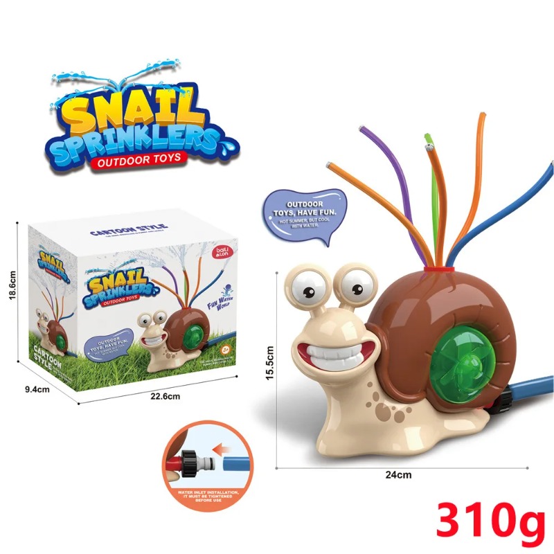 Water Spray Outdoor Toy Snail  - مراجعة Gardening Tools Cartoon وسعره