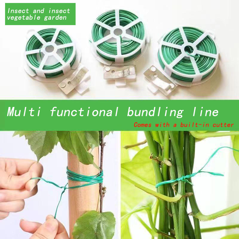 1 Roll 100M Eco-Friendly Plast - مراجعة Garden Wire Twist Tie وسعره