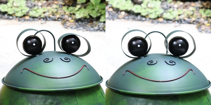 Wrought iron trash can outdoor - مراجعة Gardening Tools Cartoon وسعره