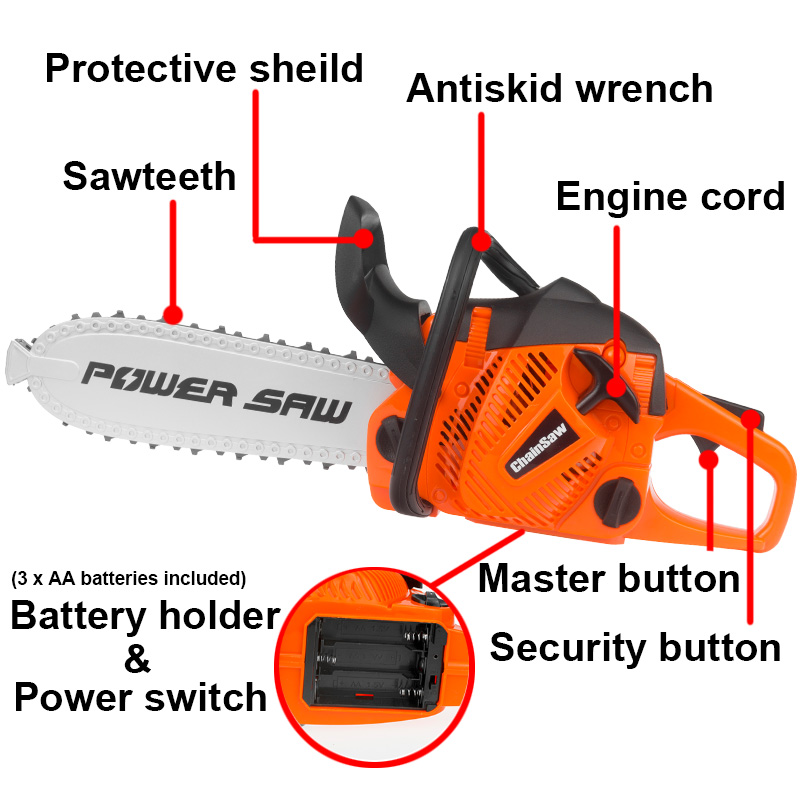 Toy Chainsaw Kids Toy Tools fo - مراجعة Gardening Tools 5 Year Old وسعره