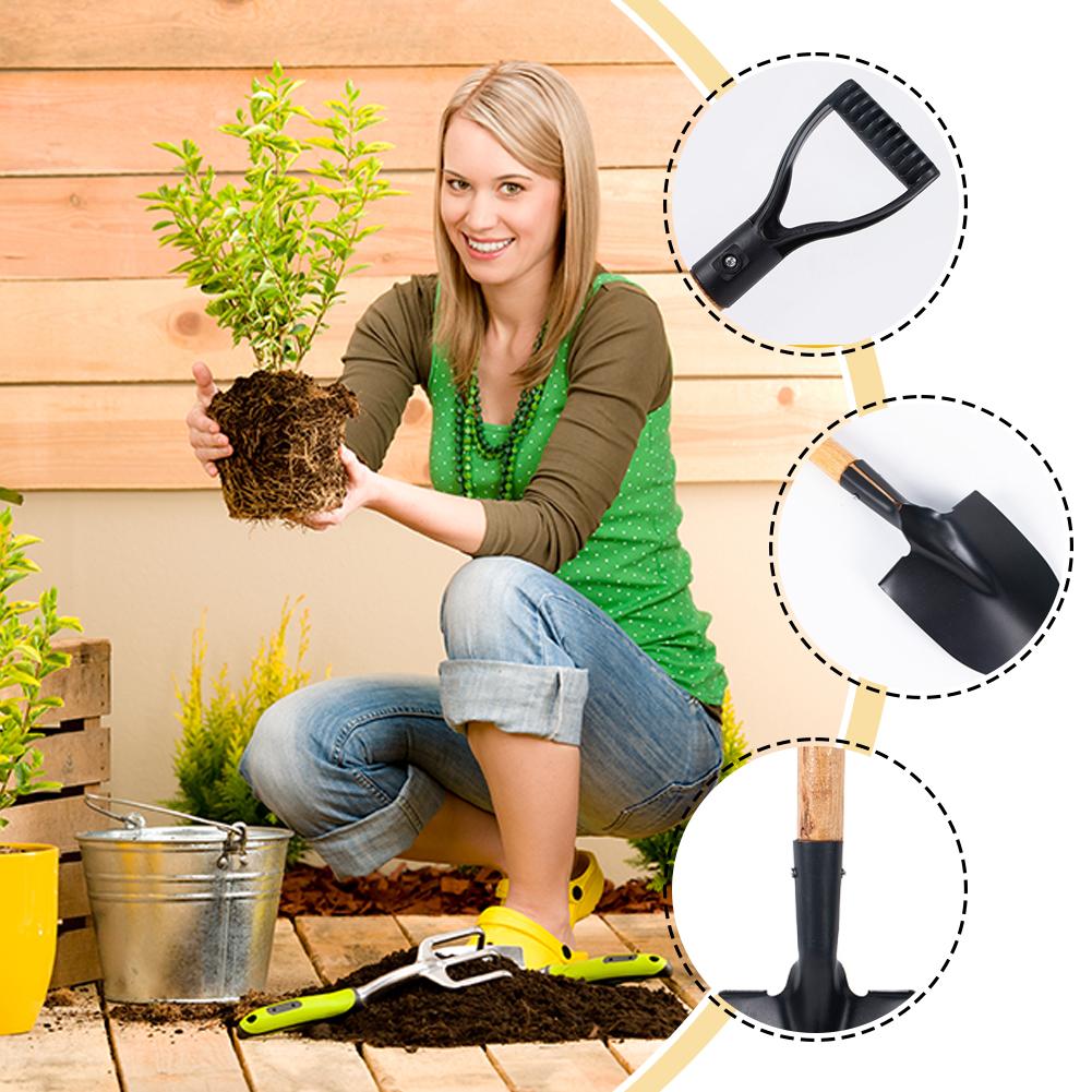 36cm Garden Shovel WIth Wooden - مراجعة Gardening Tools 5 Year Old وسعره