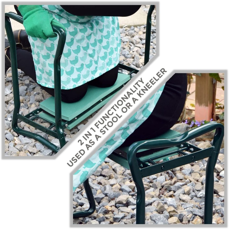 Garden Kneeler Folding Garden  - مراجعة Garden Kneeling Pad وسعره