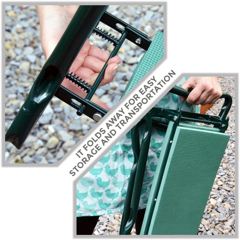 Garden Kneeler Folding Garden  - مراجعة Garden Kneeling Pad وسعره