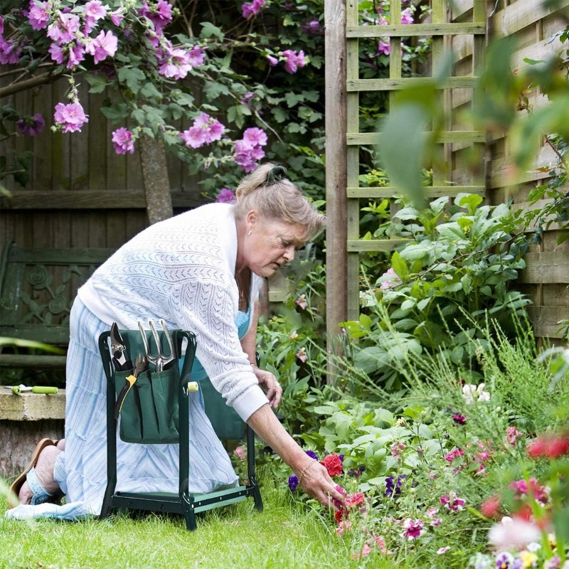 Garden Kneeler Folding Garden  - مراجعة Garden Kneeling Pad وسعره
