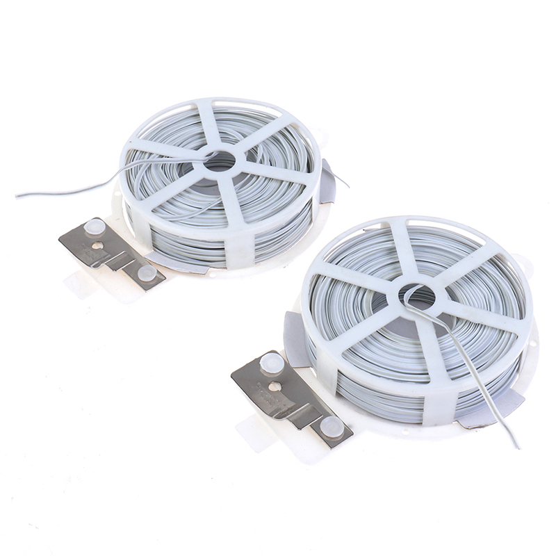 1Pc (50m) White Multi-Function - مراجعة Garden Wire Twist Tie وسعره