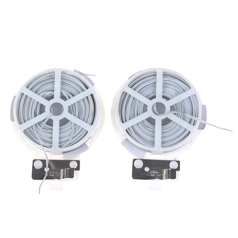 1Pc (50m) White Multi-Function - مراجعة Garden Wire Twist Tie وسعره