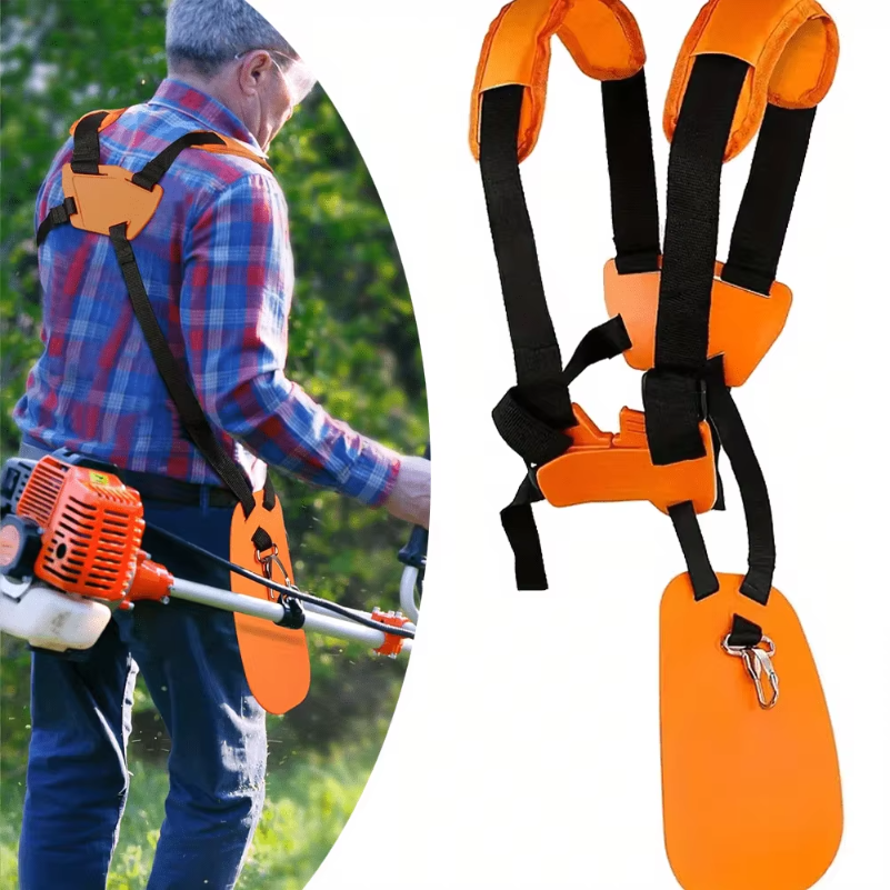 Double Shoulder Strap Lawn Mow - مراجعة Gardening Tools Basic وسعره
