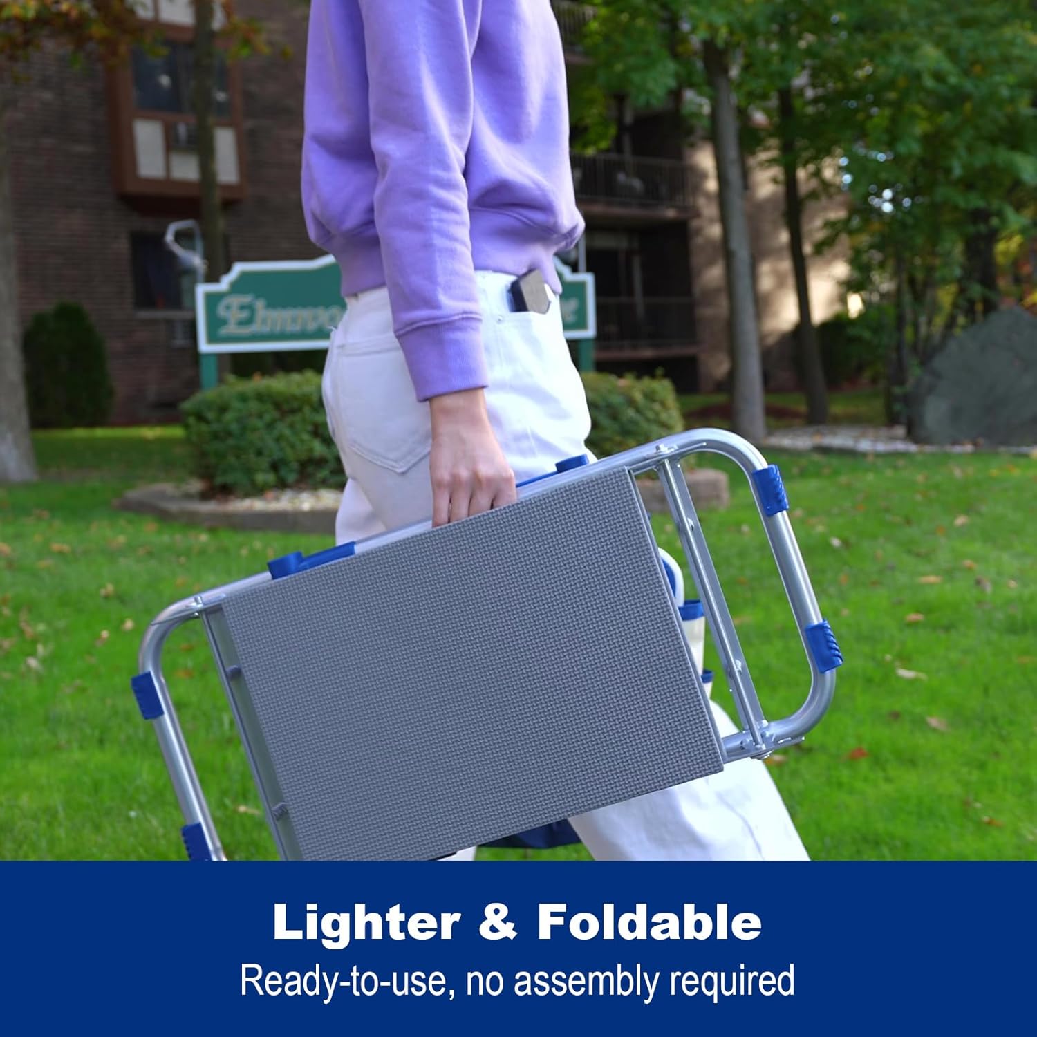Foldable Kneeler Seat with Det - مراجعة Gardening Tools Bag وسعره