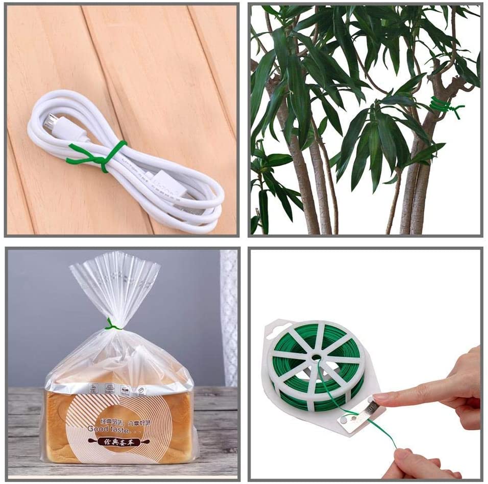 100Ft 30 Meters Garden Tool Pl - مراجعة Garden Wire Twist Tie وسعره