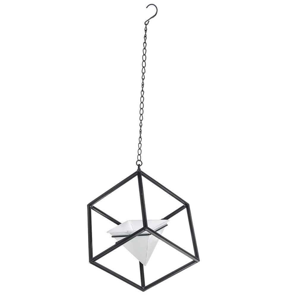 Iron Ornament Flower Pot Holde - مراجعة Gardening Tools Basket وسعره
