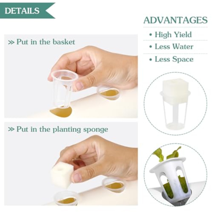 Hydroponics Growing System Kit - مراجعة Gardening Tools Basket وسعره