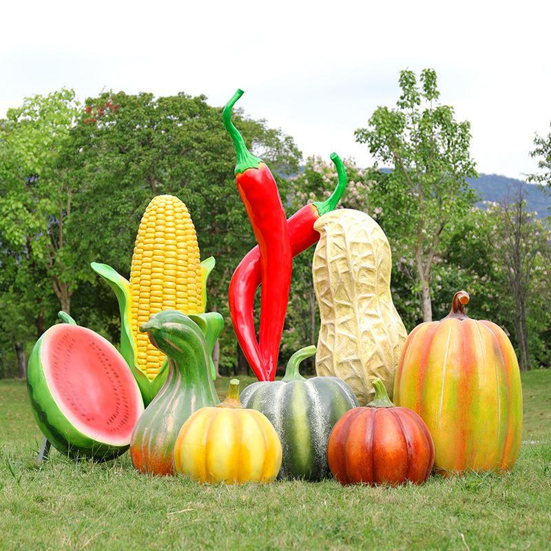 Outdoor simulation fruit sculp - مراجعة Gardening Tools Cartoon وسعره