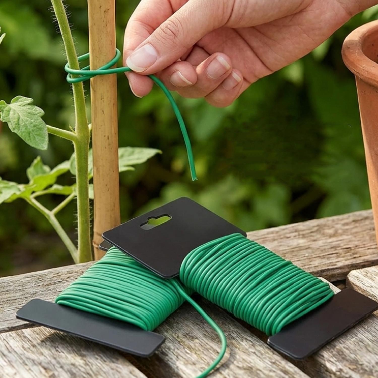 10/30M Iron Wires PVC-coated G - مراجعة Garden Wire Twist Tie وسعره