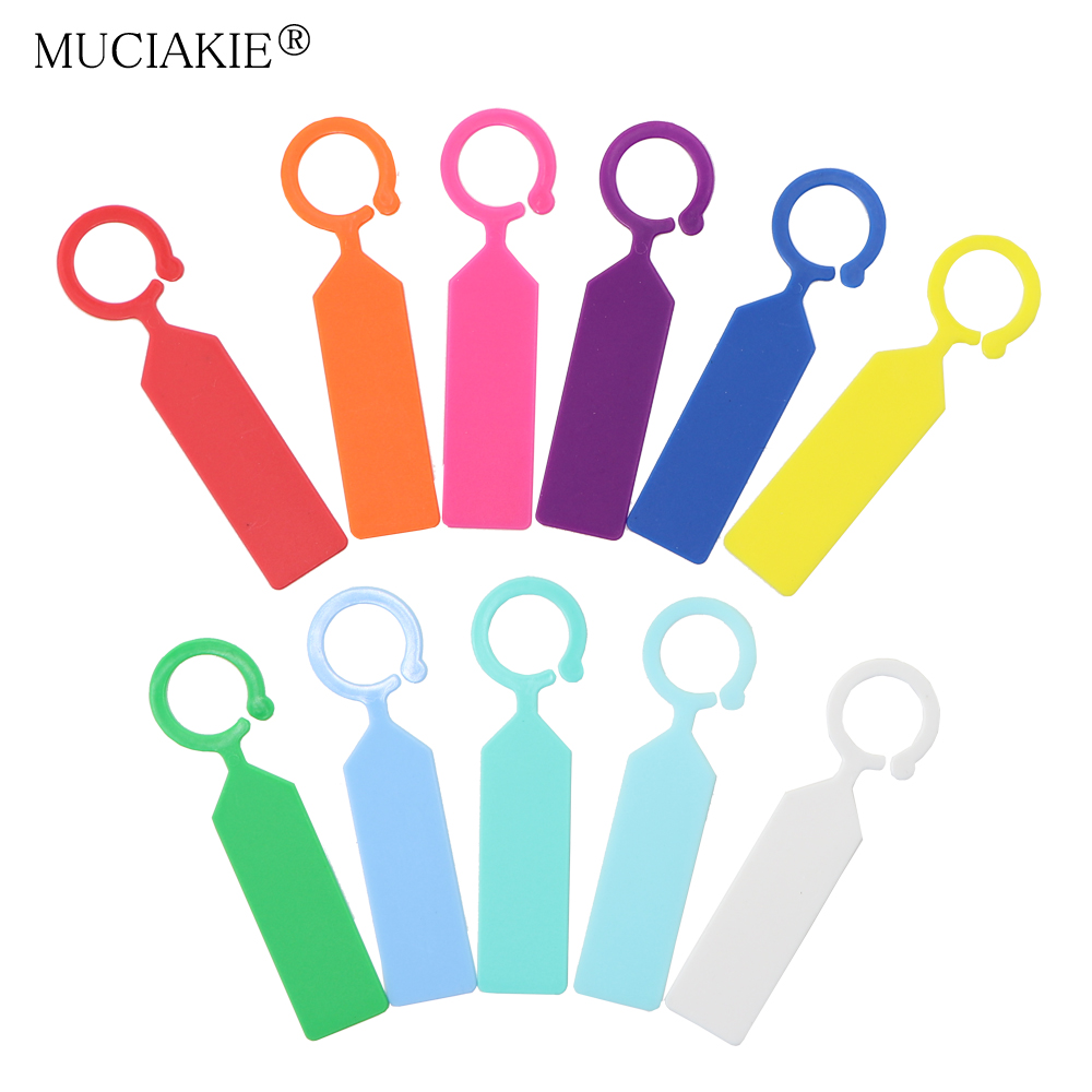 MUCIAKIE 50PCS Ring Plastic Ha - مراجعة Plant Label Tags وسعره
