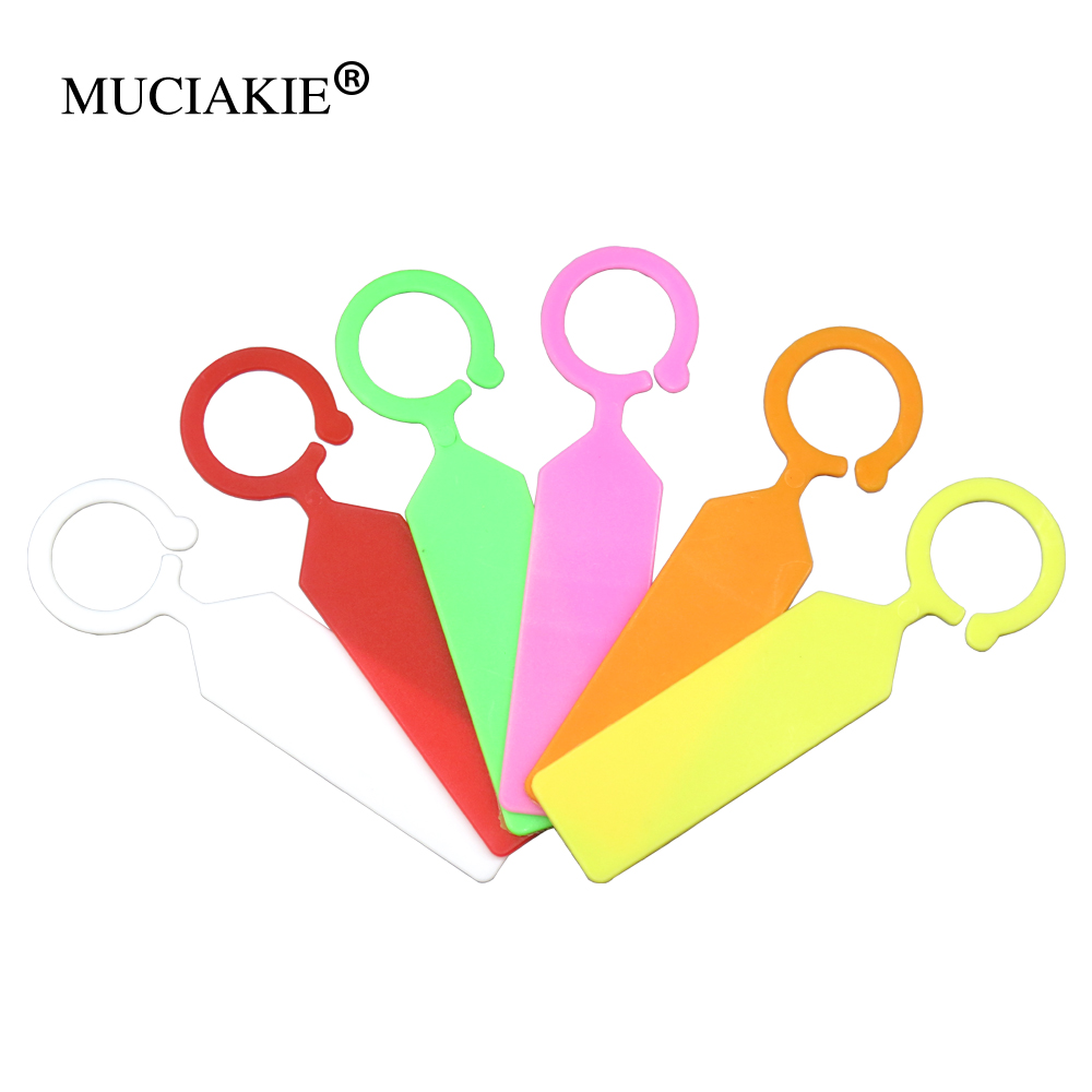 MUCIAKIE 50PCS Ring Plastic Ha - مراجعة Plant Label Tags وسعره