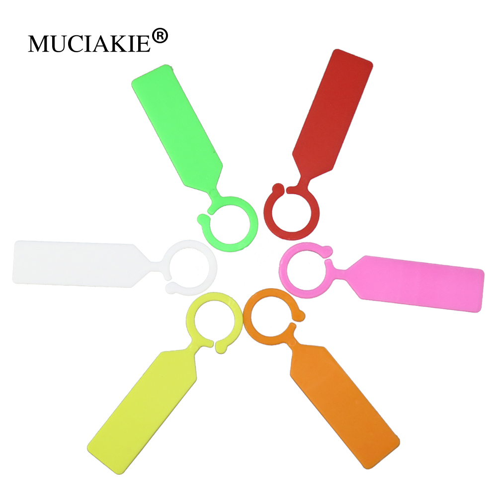 MUCIAKIE 50PCS Ring Plastic Ha - مراجعة Plant Label Tags وسعره