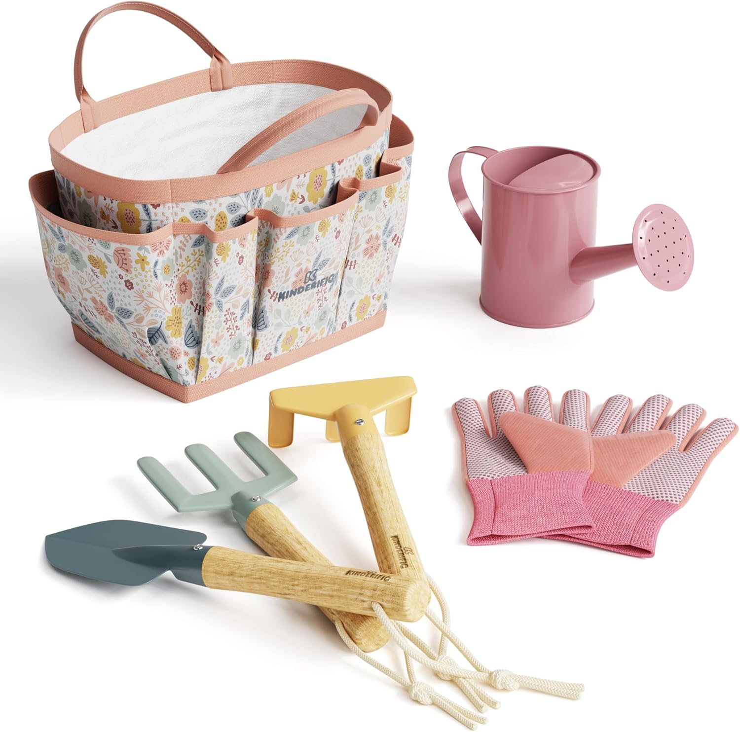 Kids Gardening Tool Kit with S - مراجعة Gardening Tools Kids وسعره