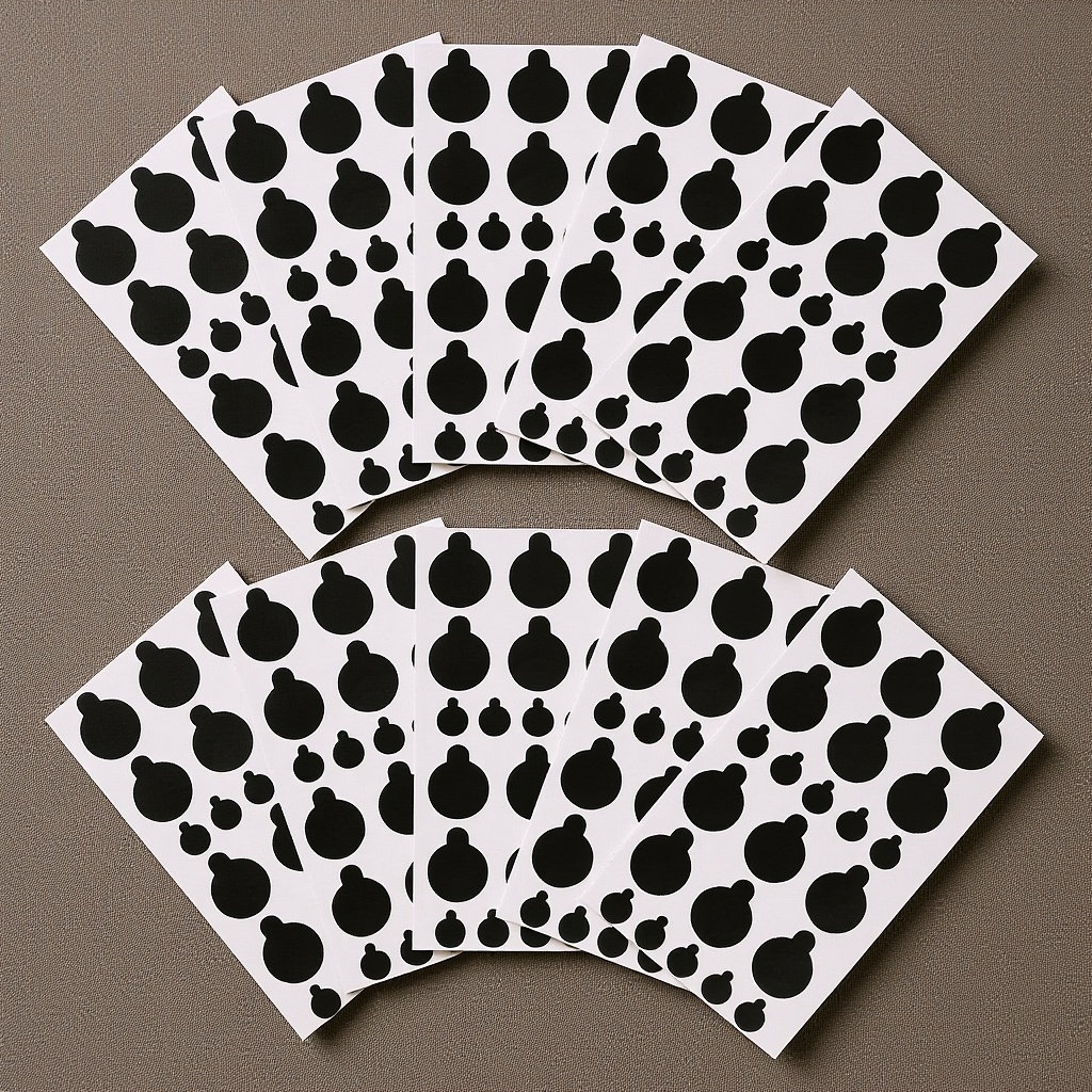 10 Sheets Cover Blackout Stick - مراجعة Plant Label Tags وسعره