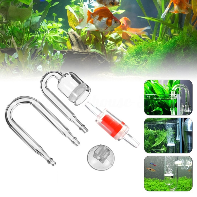4pcs Set DIY CO2 Diffuser For  - مراجعة Aquaponics Fish Tank وسعره