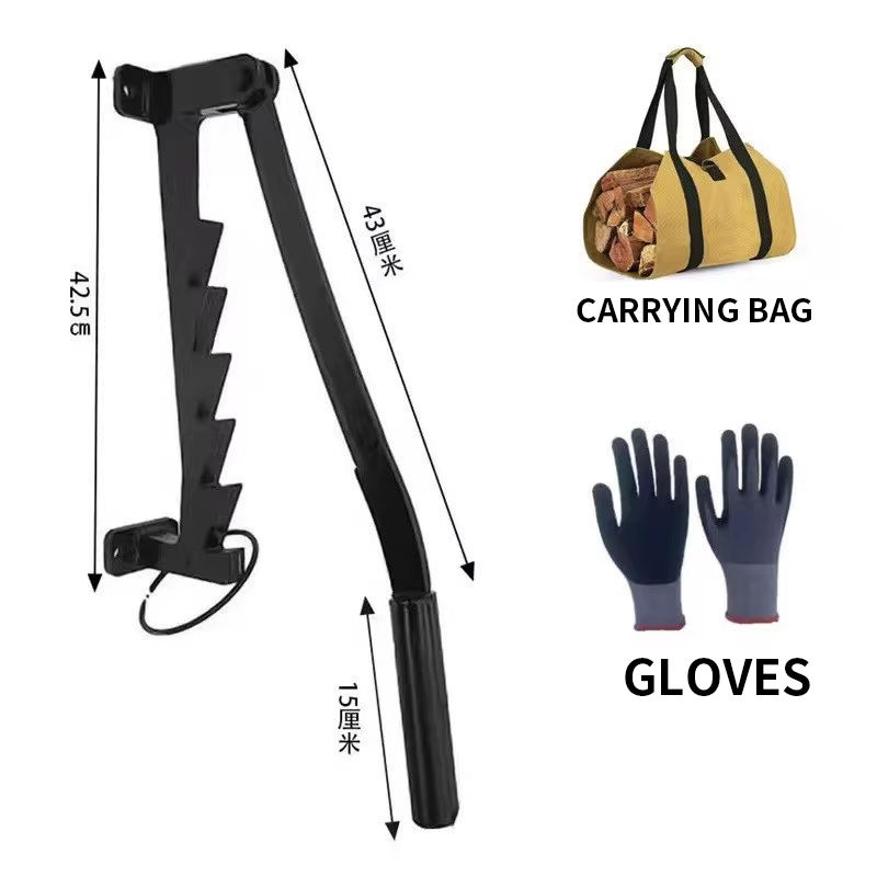 Wall-mounted firewood splitter - مراجعة Gardening Tools Bag وسعره