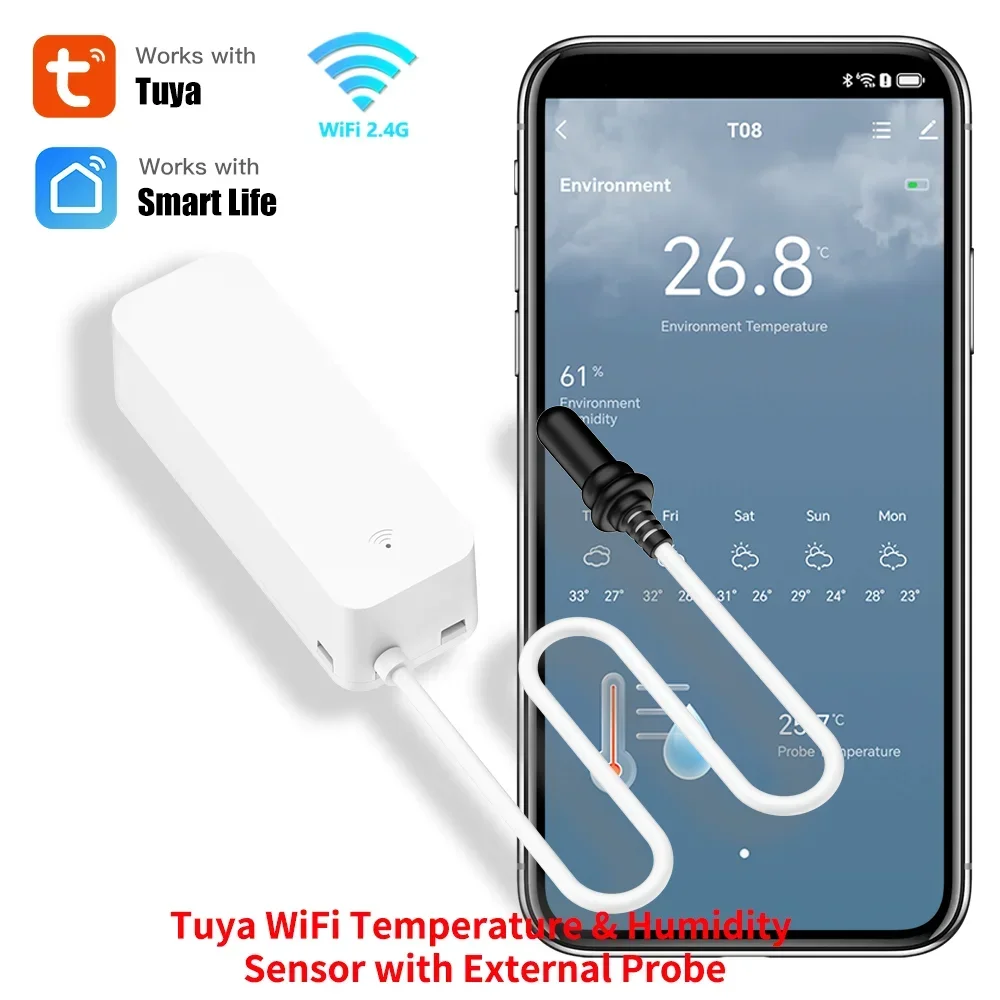 Tuya WiFi Temperature Humidity - مراجعة Aquaponics Fish Tank وسعره