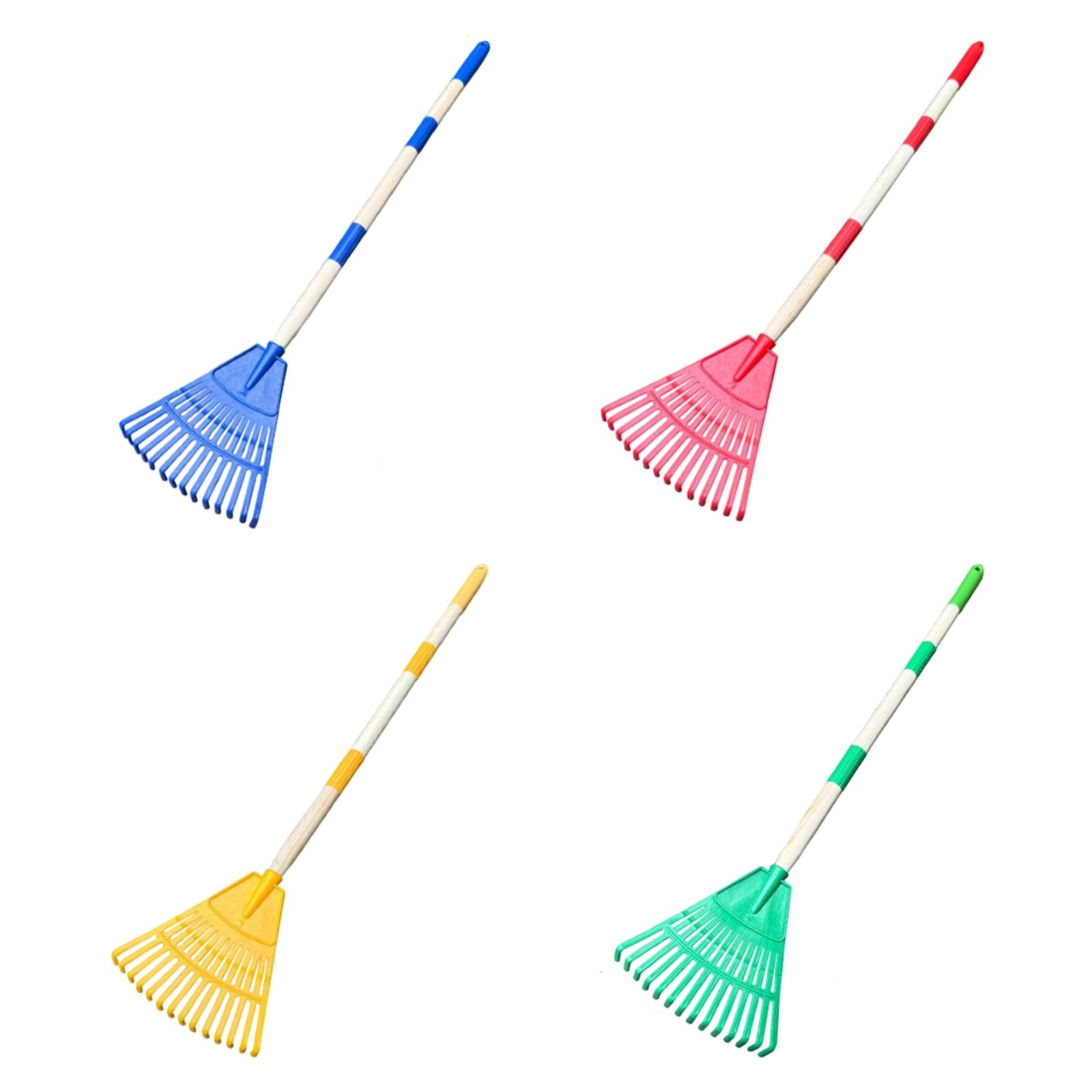 Leaf Rake 3 Sections with Long - مراجعة Gardening Tools 5 Year Old وسعره