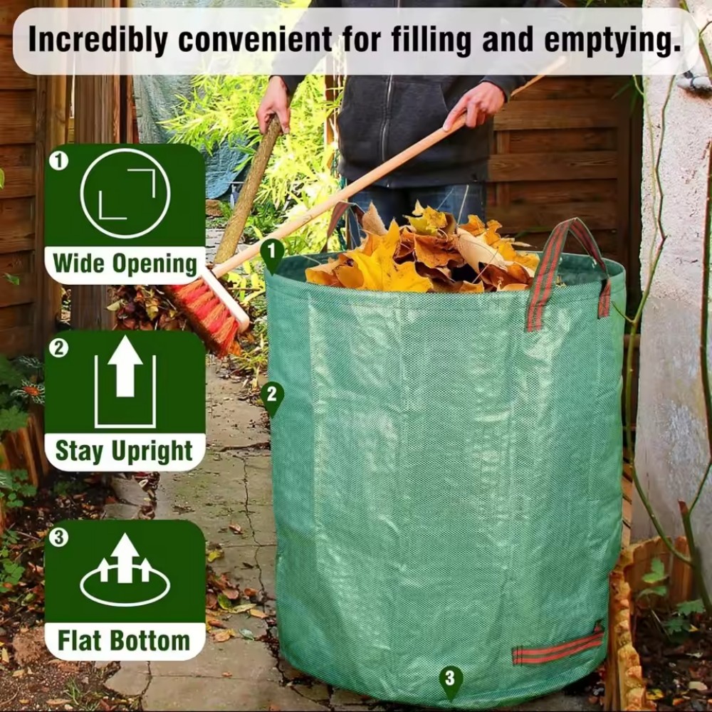 Stand up gardening leaf bag, t - مراجعة Gardening Tools Bag وسعره