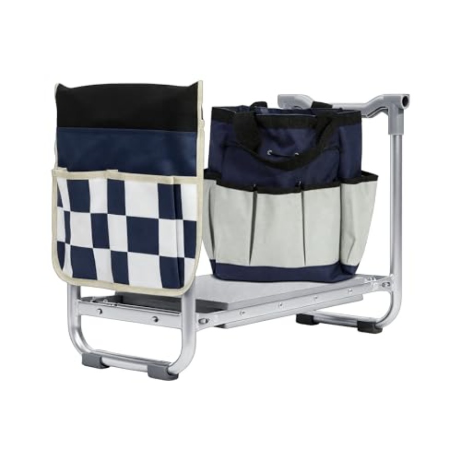 Garden Kneeler and Seat Wider  - مراجعة Gardening Tools Bag وسعره